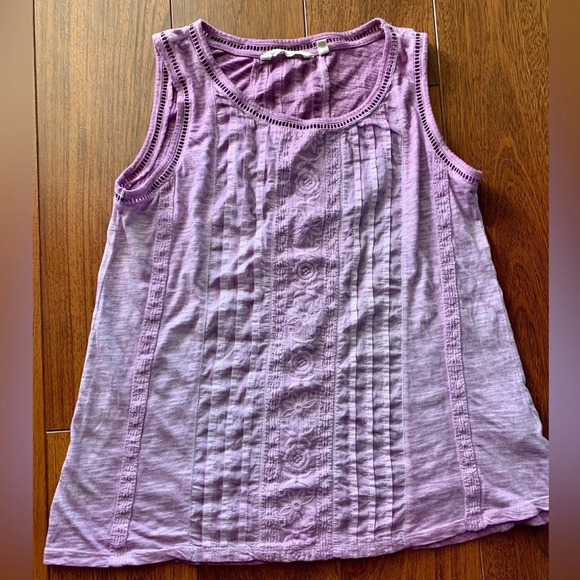 Soft Surroundings Claire Tank Top In Lavender Herb SP - Picture 1 of 4